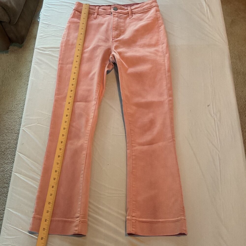 NWOT Articles Of Society London Crop Flair Lahaina Pink Womens Jeans New - Picture 11 of 14